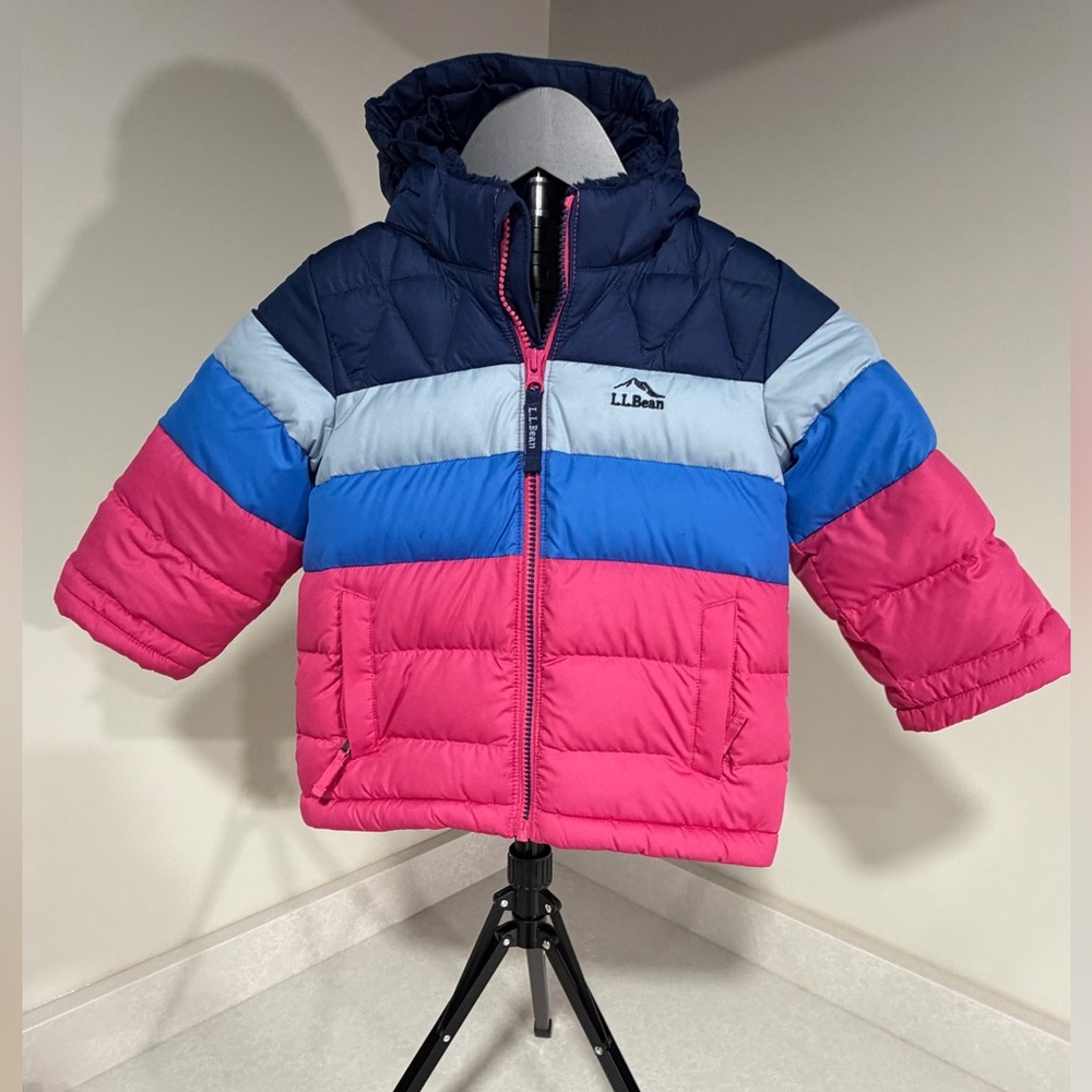 L.L. Bean Multicolor Puffer Jacket